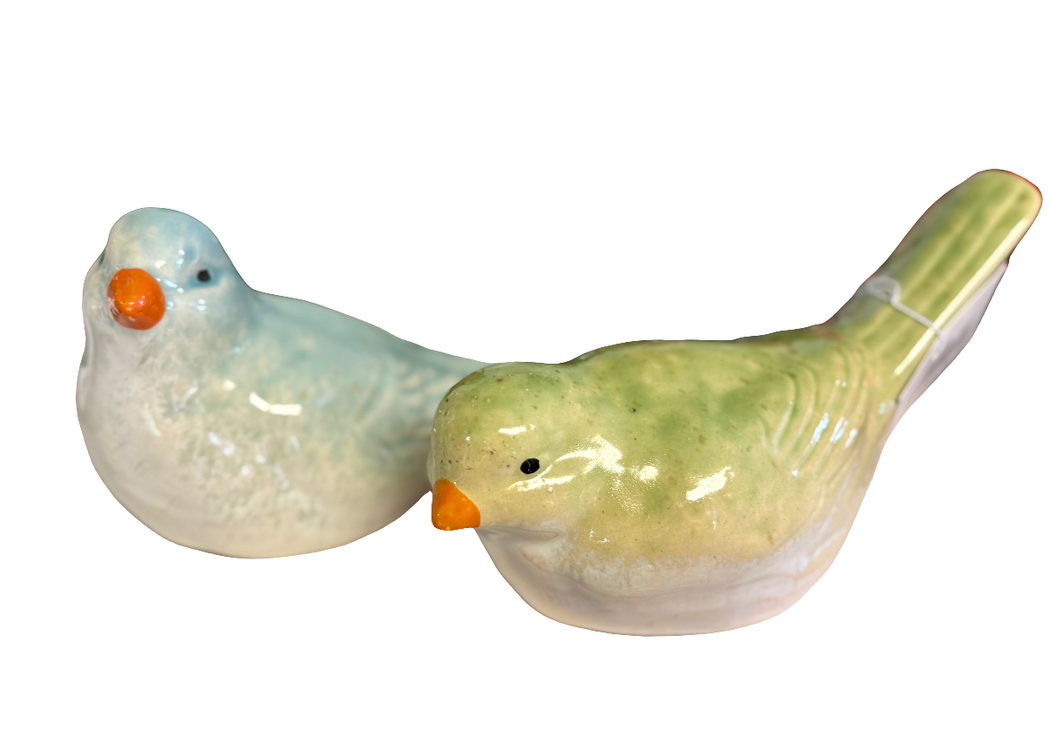 Ceramic Sitting Birds - MH