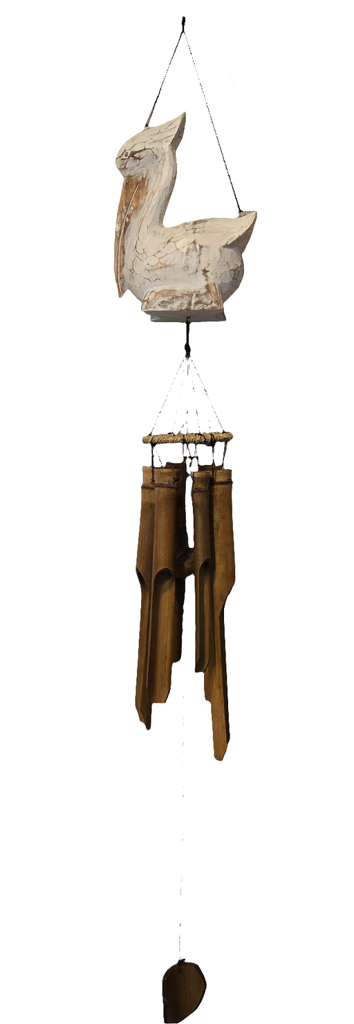 Pelican Bamboo Wind Chime