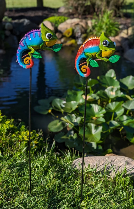 Chameleon Garden Stake - MH