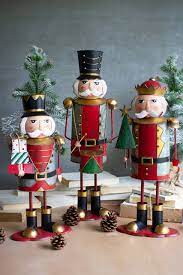 Nutcrackers Painted Metal Assorted