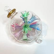 Blown Glass Blossom Ornament