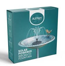 Solar Powered Birdbath Fountain