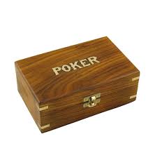 The Turf Club Poker Set In Hand-Crafted Wooden Box