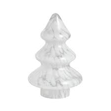 Mudpie White Tortoise Glass Tree