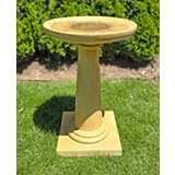 H Sunflower Bird Bath