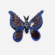 Luke Adams Glass Tabletop Butterfly