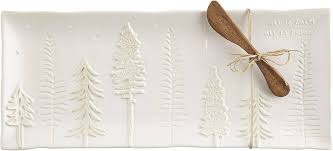 Mudpie White Christmas Hostess Set