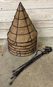 Coco Lined Lotus Wire Hanging Baskets - Austram