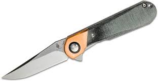 Kizer Comet Linerlock Copper & Micarta