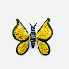 Luke Adams Glass Tabletop Butterfly