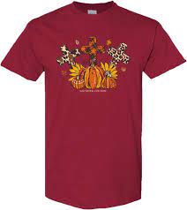 Fall Pumpkin Cross Shirt