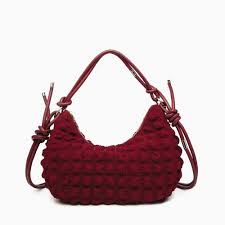 JC Nelly Quilted Puffy Shoulder Bag