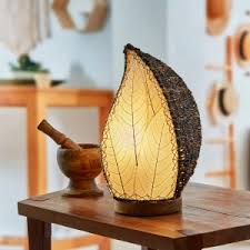 Cocoa Leaflet Table Lamp