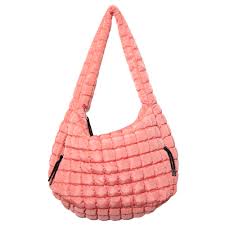 Katydid Oversized Quilted Hobo Tote Bag