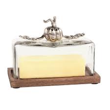 Metal Pumpkin Butter Dish