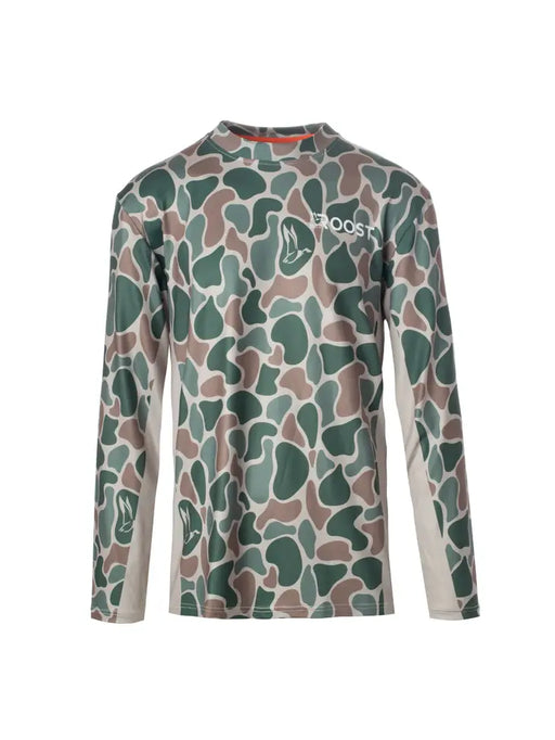 Roost Dry Fit Camo L/S Tee