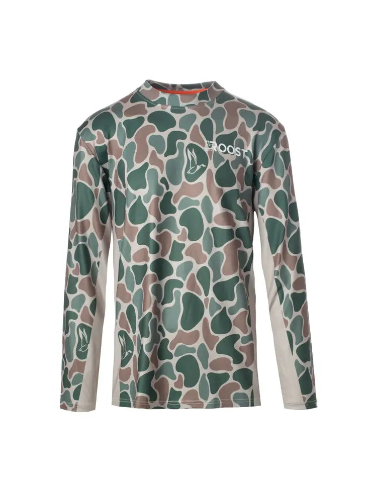Roost Dry Fit Camo L/S Tee
