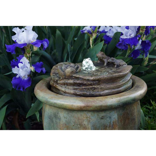 H Frogs Patio Bubbler Fountain