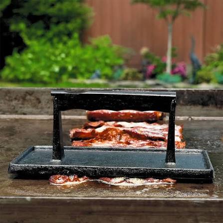 Rectangle Cast Iron Meat Press