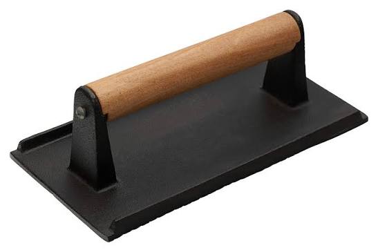 Rectangle Cast Iron Meat Press