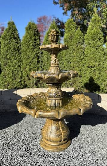 H Classical Finial Fountain