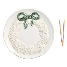 Mudpie Wreath Cookie Plate Set