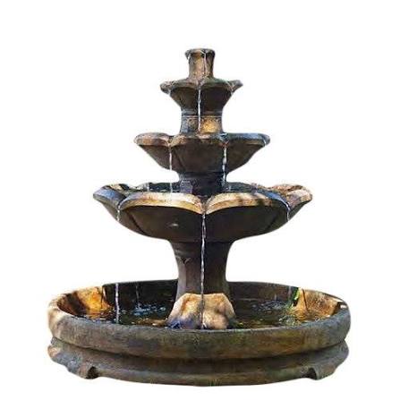 H Montreux Three Tier Fountain In Rhondo Pool