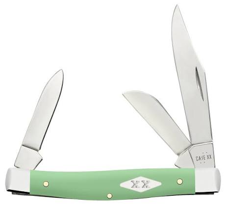 Case Stockman Medium Mint Green Synthetic Smooth