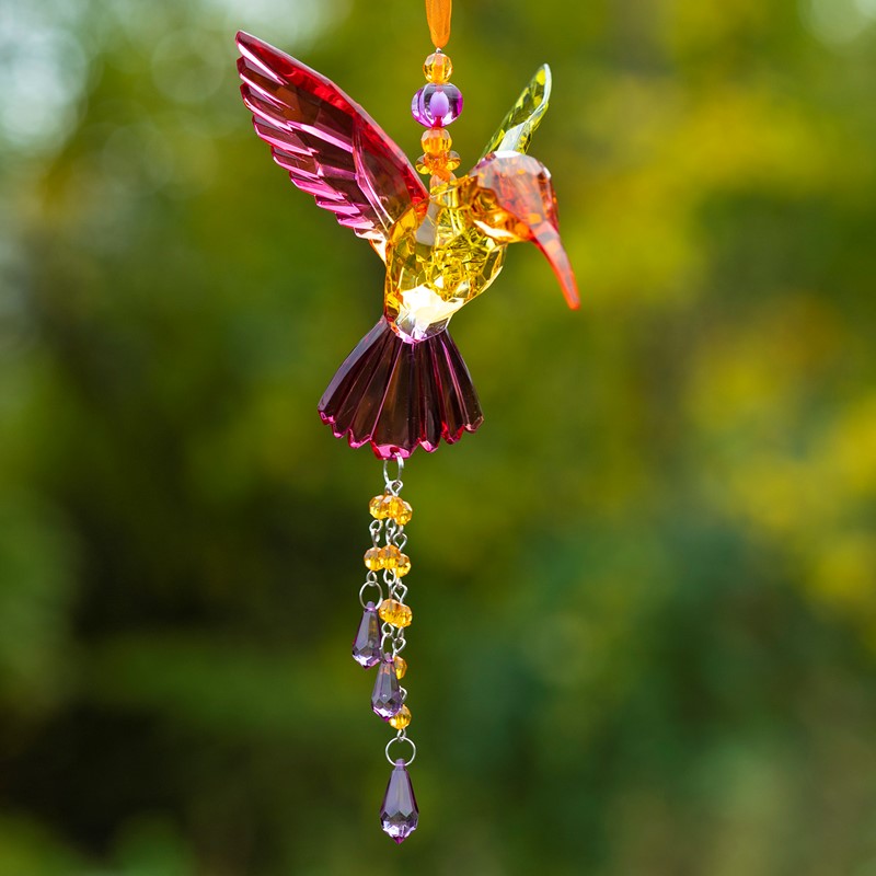 Acrylic Hummingbird and Robin Suncatchers - ZAER