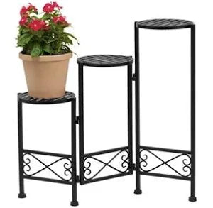 Black Metal Plant Stands Assortment - DP