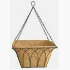 Coco Lined Lotus Wire Hanging Baskets - Austram