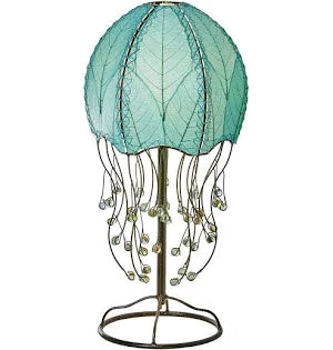 Cocoa Leaf Jellyfish Table Lamp - Eangee