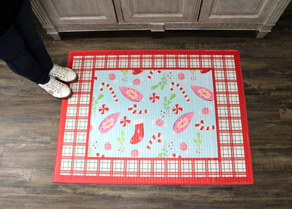 TC Christmas Bamboo Mat