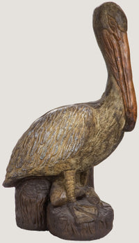 ASC Pelican On Stump Statuary