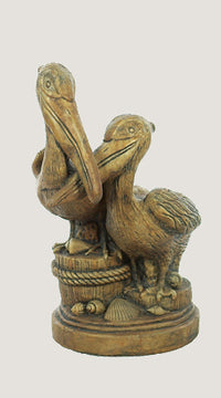 ASC Pecking Pelican Pair Statuary