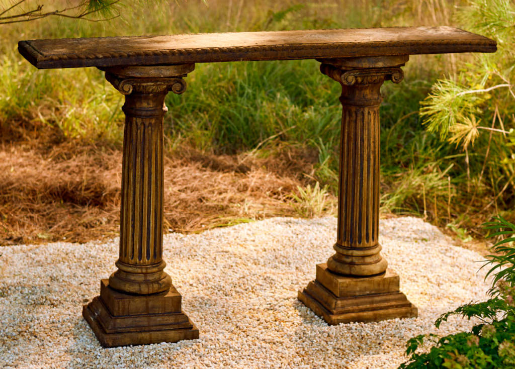 US Sicilian Console Table With Rope Top