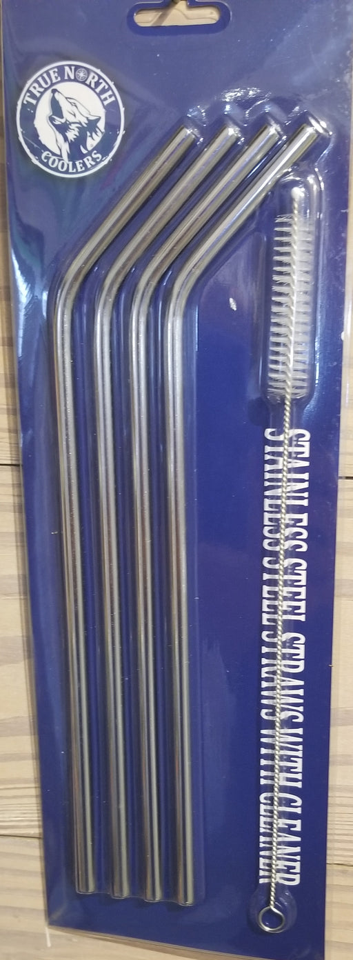Stainless Steel Straws with Cleaner 5 pk