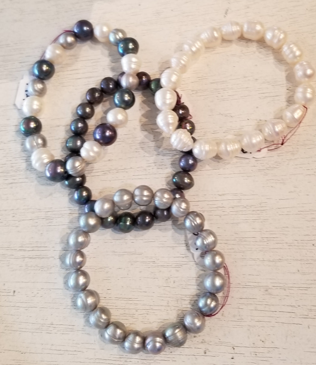 WS Assorted Pearl Bracelets