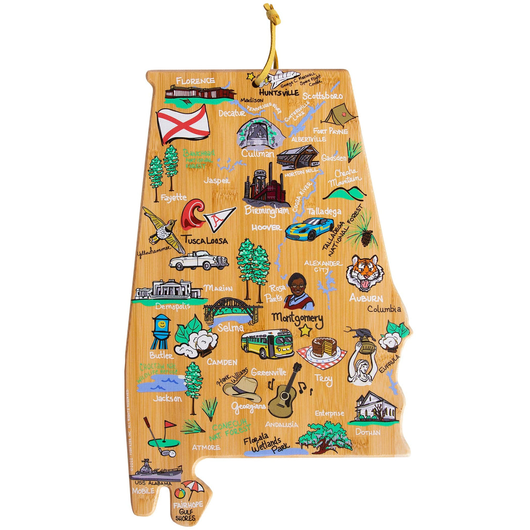 TB Alabama Cutting Board