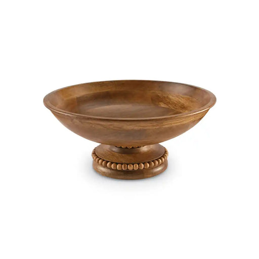 Mudpie Wood Pedestal Bowl