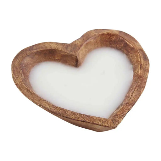Mudpie Heart Bowl Candle