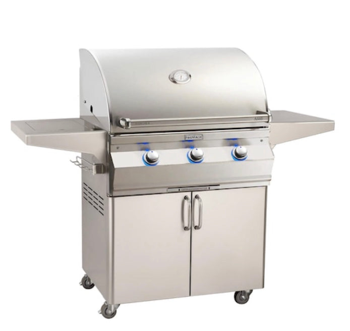 Fire Magic Aurora 30" Grill W/Side Burner And Analog Thermometer