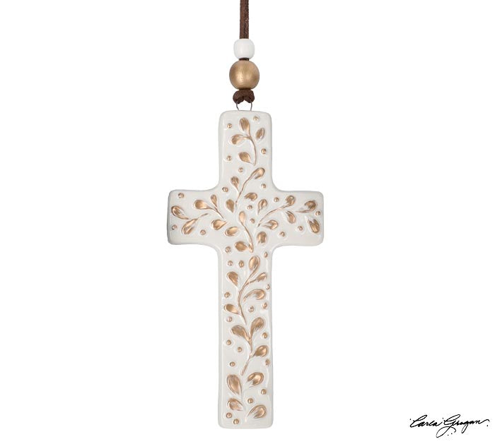 BB Cross With Leaf Pattern