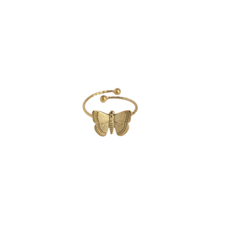 AA Butterfly Adjustable Ring