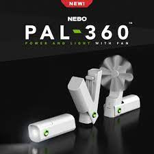 Nebo Pal 360 Power Bank With Light And Fan