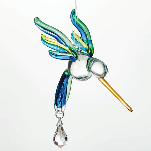 Woodstock Fantasy Glass Humingbird Sun Catcher