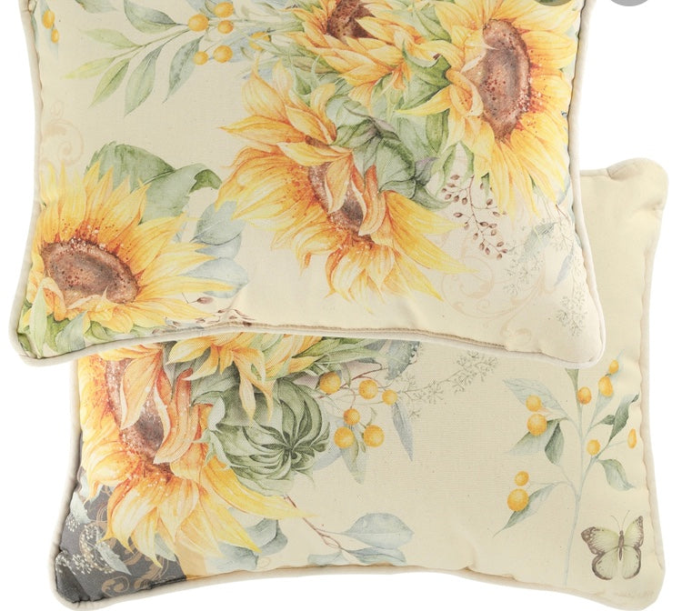 Manuel Sunflower Fields Pillow