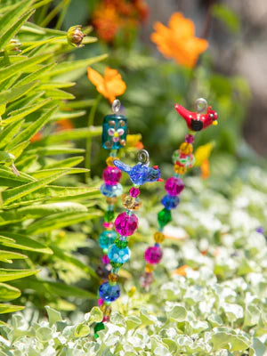 Natural Life Beaded Plant Stake