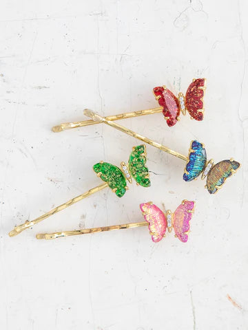 Natural Life Butterfly Hair Pins