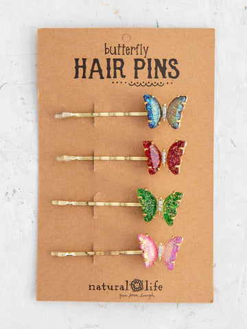 Natural Life Butterfly Hair Pins